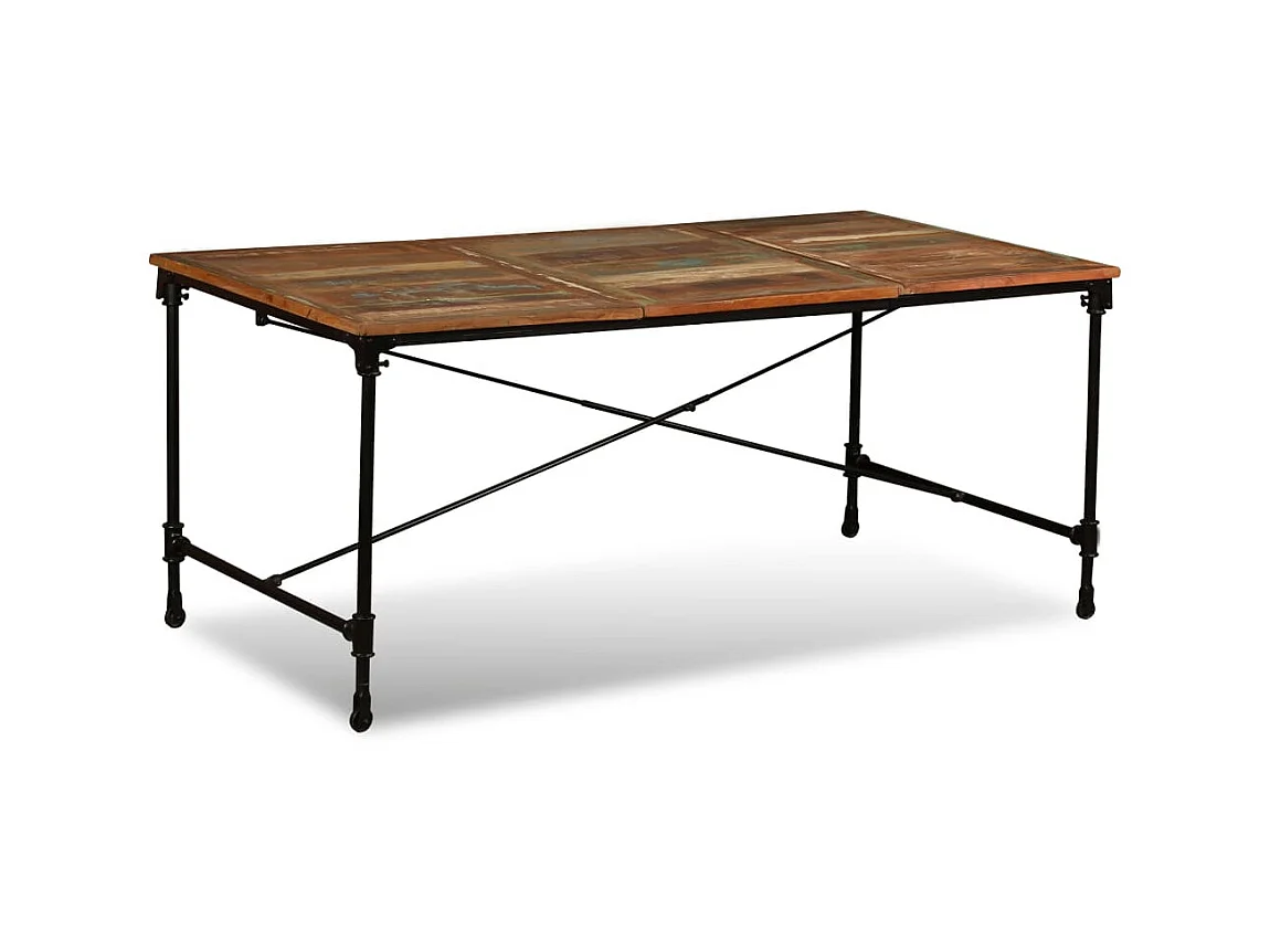 Table de salle à manger Bois de récupération massif 180 cm GHR35713