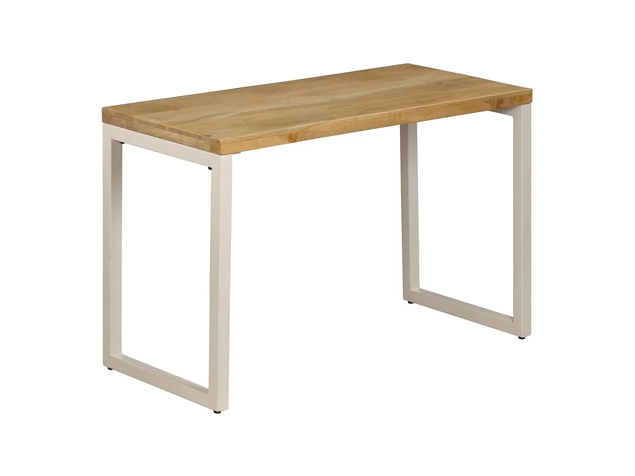 Table de salle à manger 115x55x76 cm Bois de manguier et acier GHR75626