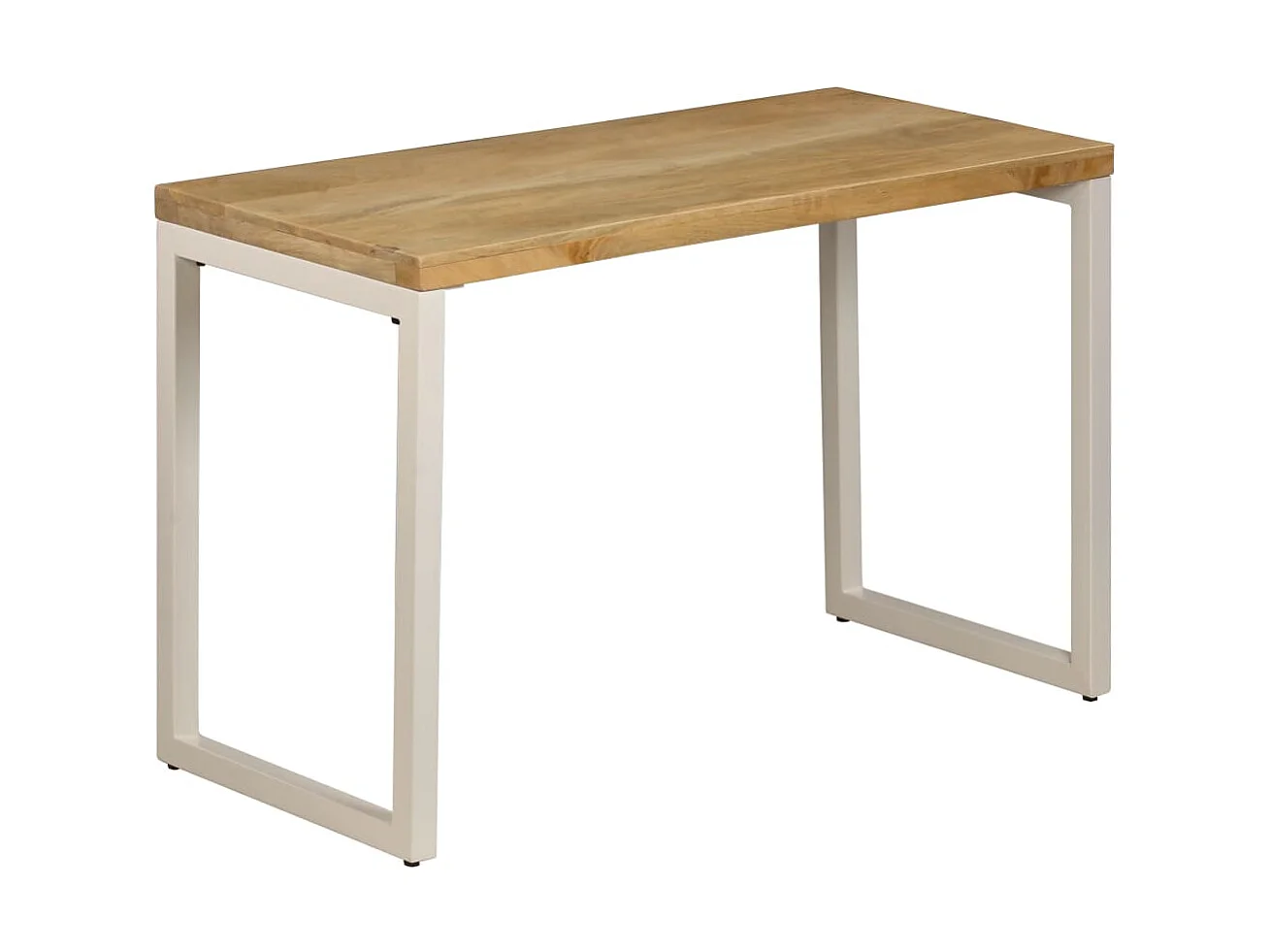 Table de salle à manger 115x55x76 cm Bois de manguier et acier GHR75626