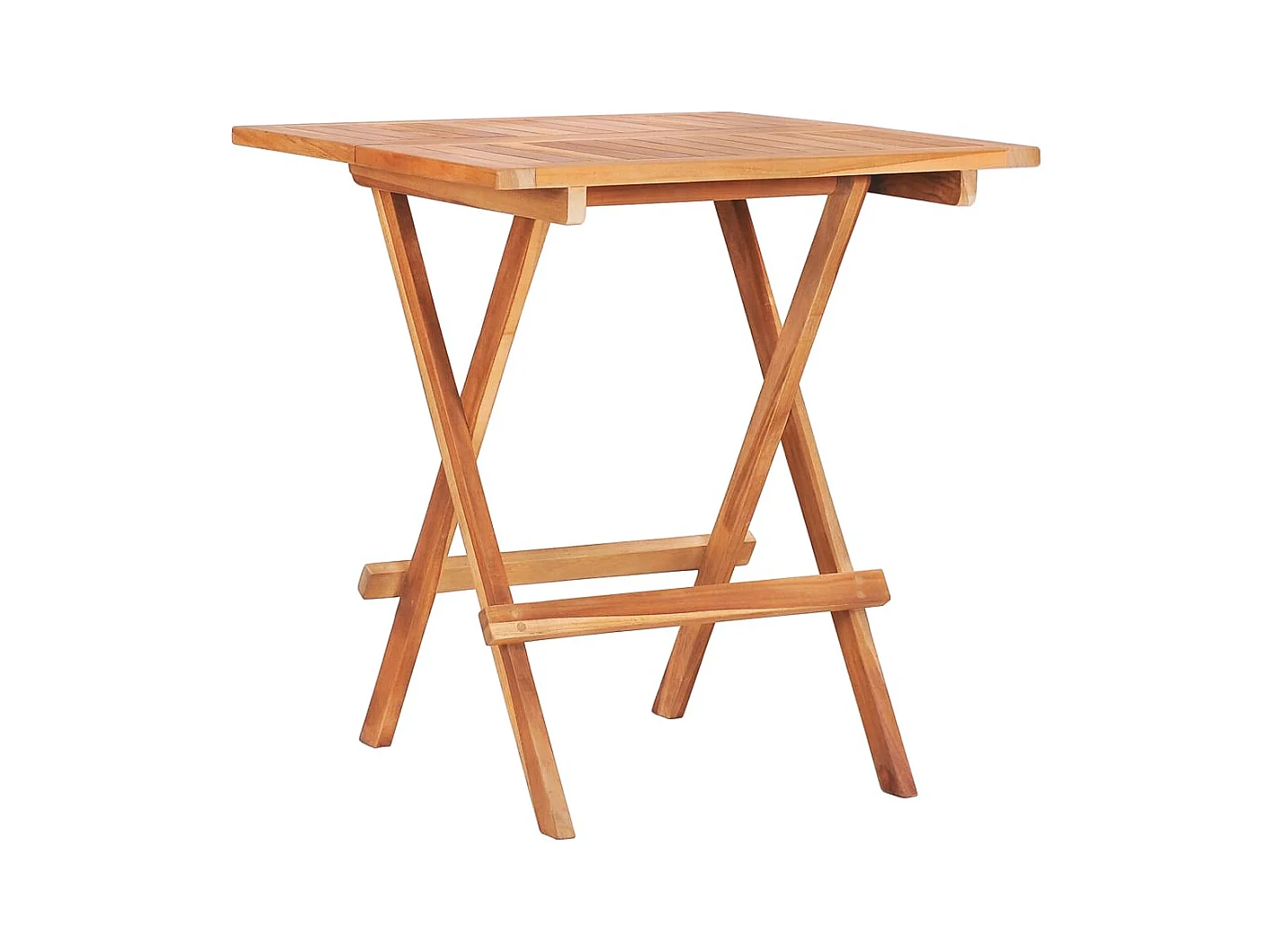 Table de bistro pliable 60x60x65 cm Bois de teck solide GHR24790