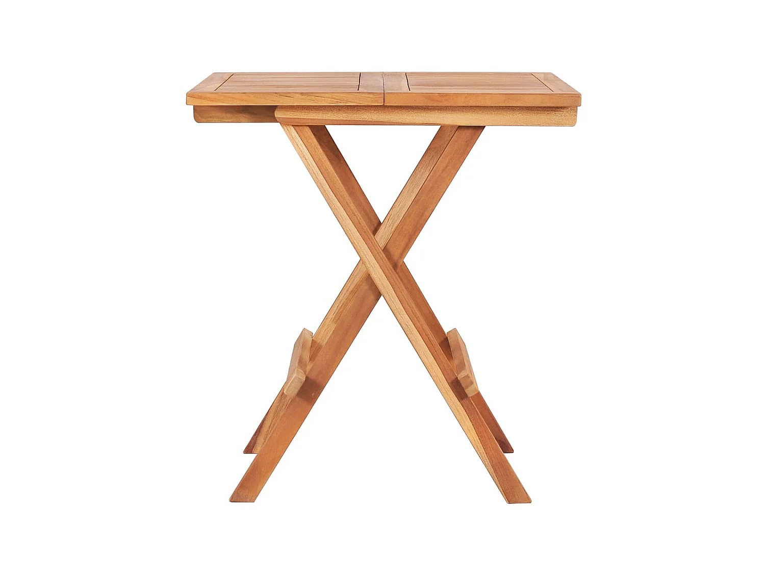 Bistrotafel inklapbaar 60x60x65 cm massief teakhout NL510841