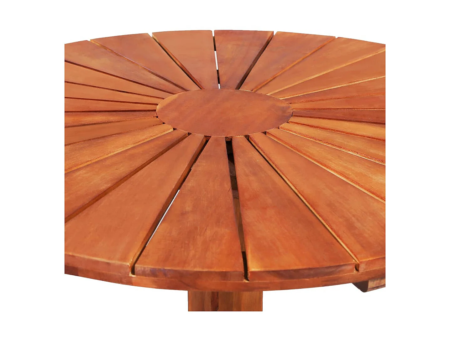 Mesa para terraza bistró madera maciza de acacia 70x70 cm ES649415