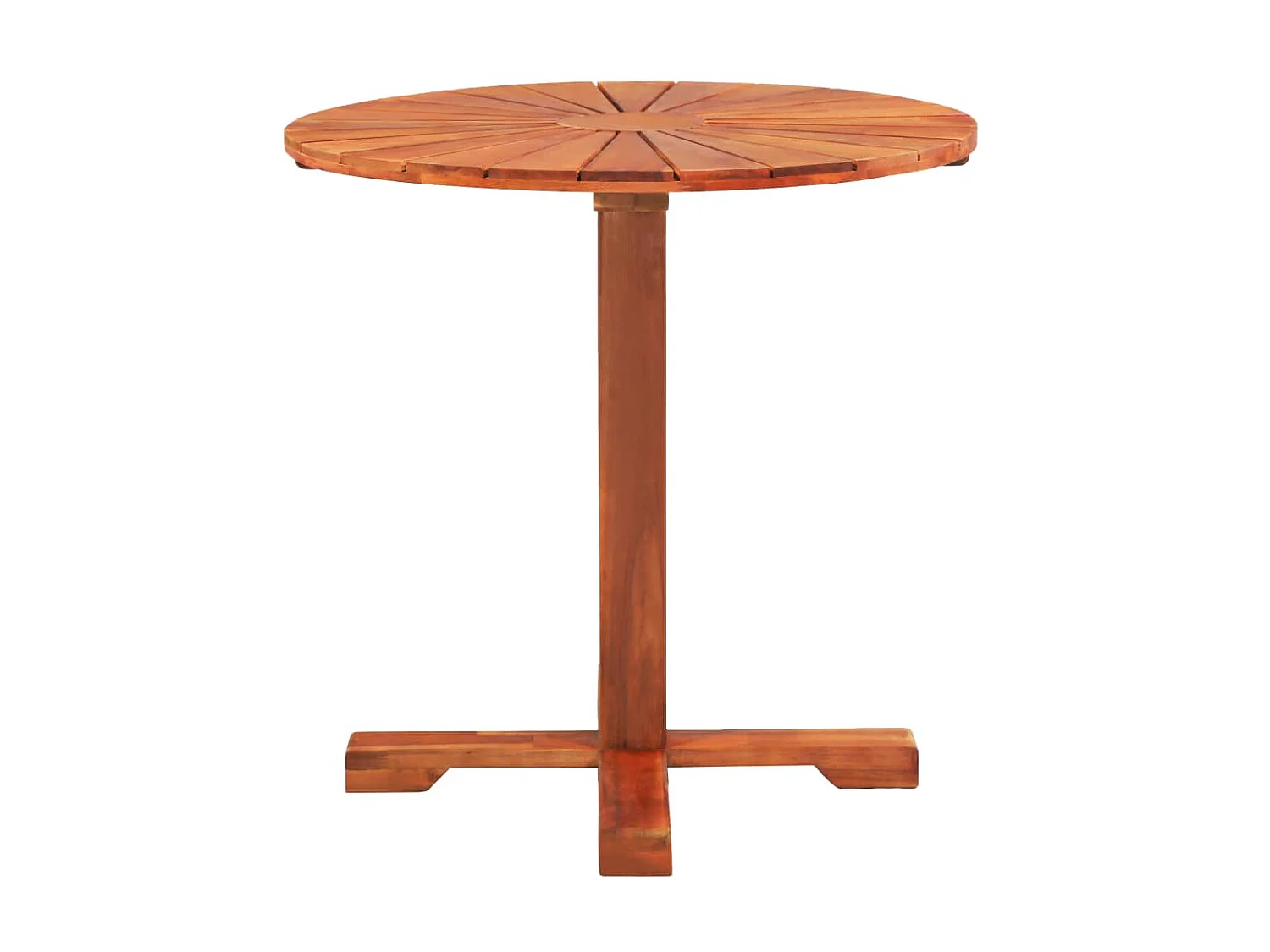 Mesa de bistrô 70x70 cm madeira de acácia sólida PT378188