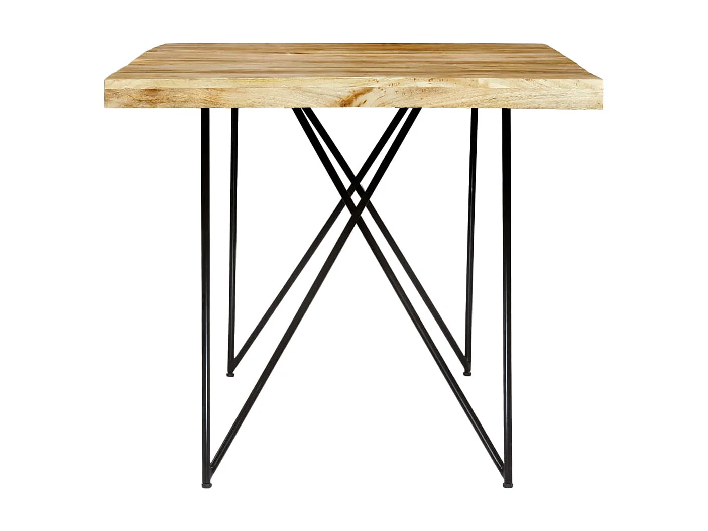 Table de salle à manger 180x90x76 cm Bois de manguier massif GHR14838