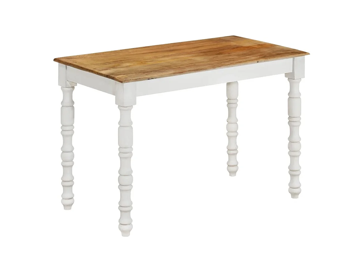 Table à dîner 110x60x76 cm Bois de manguier massif GHR27941
