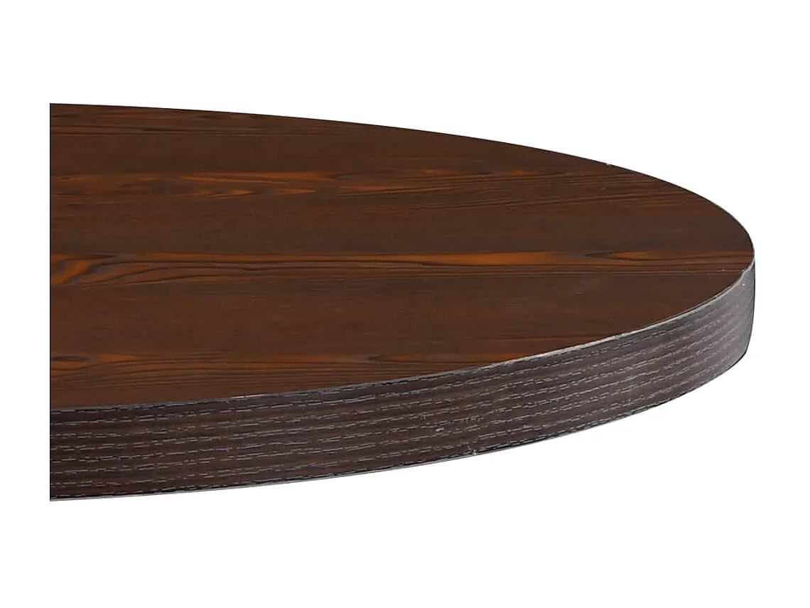 Bistrotafel 80 cm MDF donkerbruin NL838752