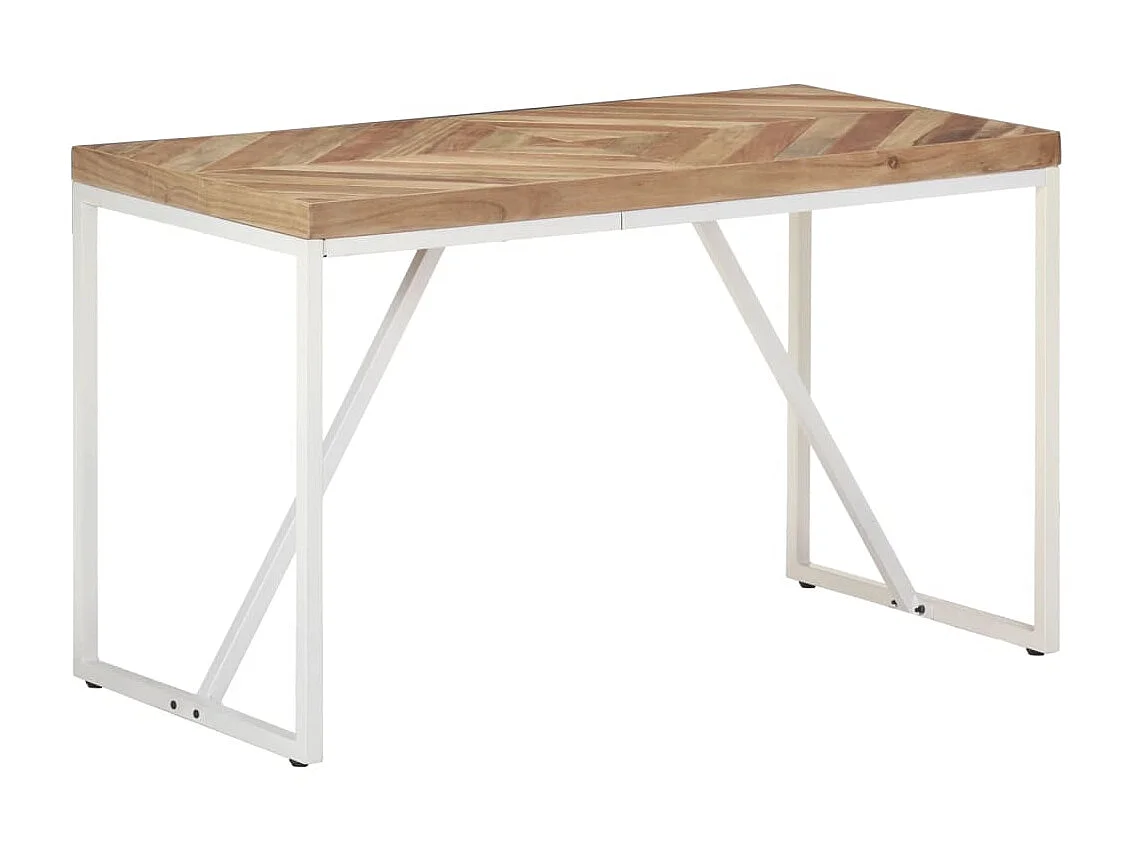 Mesa de comedor madera maciza de acacia y mango 120x60x76 cm ES987754