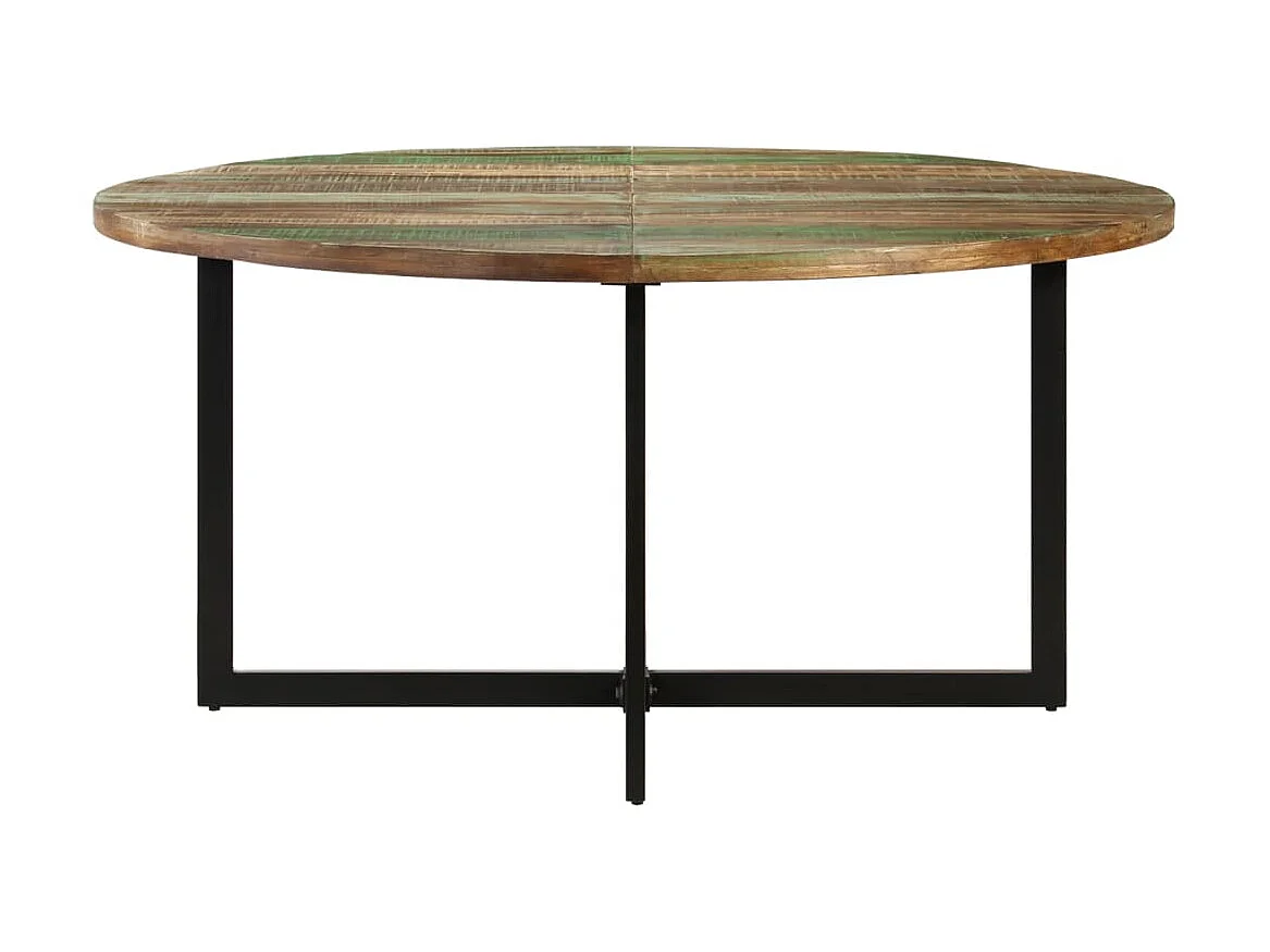 Mesa de comedor madera maciza reciclada 150x75 cm ES966568