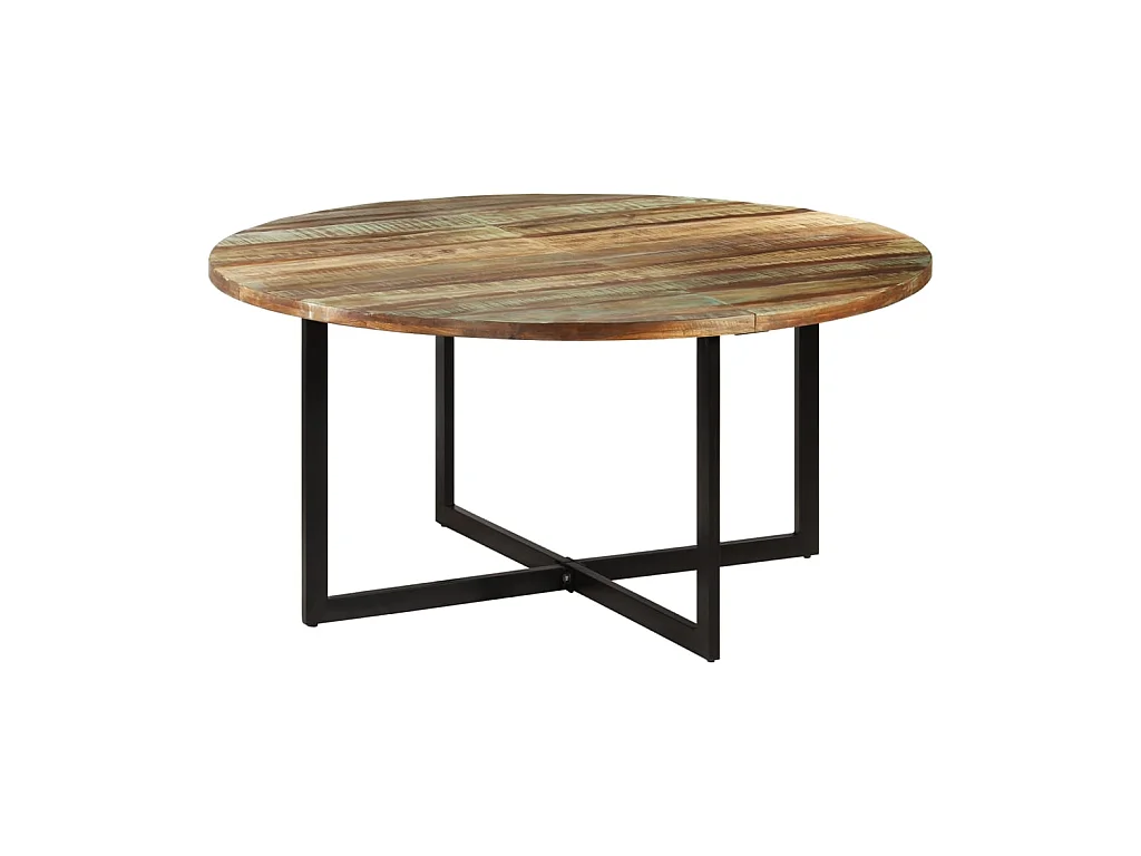 Table à manger 150x75 cm Bois massif de récupération GHR54820