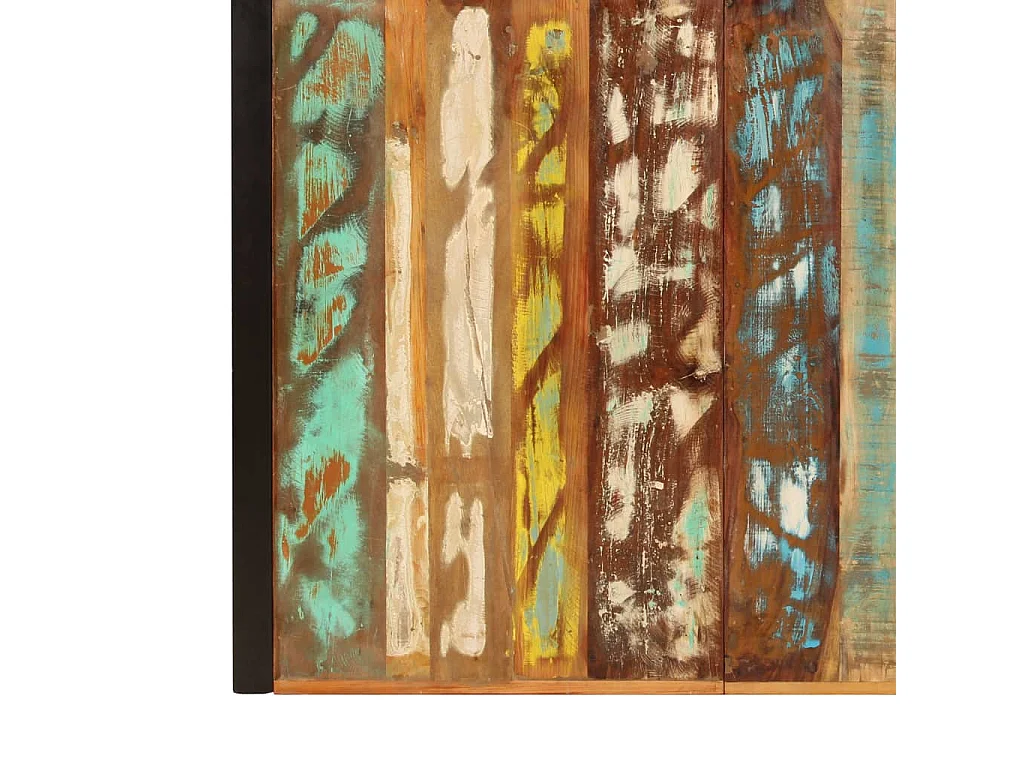 Mesa de jantar madeira recuperada maciça 220x100x75 cm PT939618