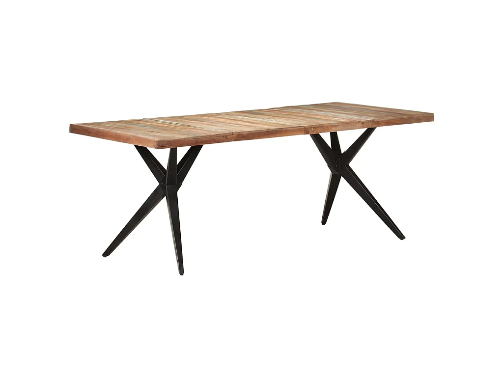 Eettafel 200x90x76 cm massief gerecycled hout NL210387