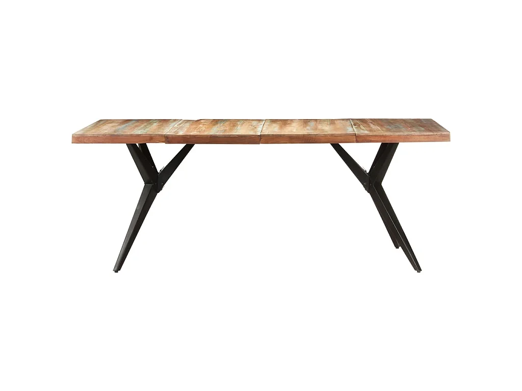 Eettafel 200x90x76 cm massief gerecycled hout NL210387