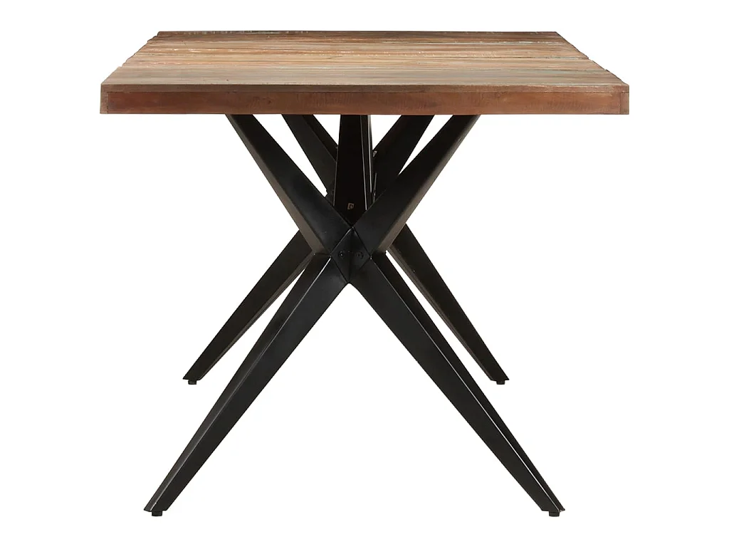 Eettafel 200x90x76 cm massief gerecycled hout NL210387