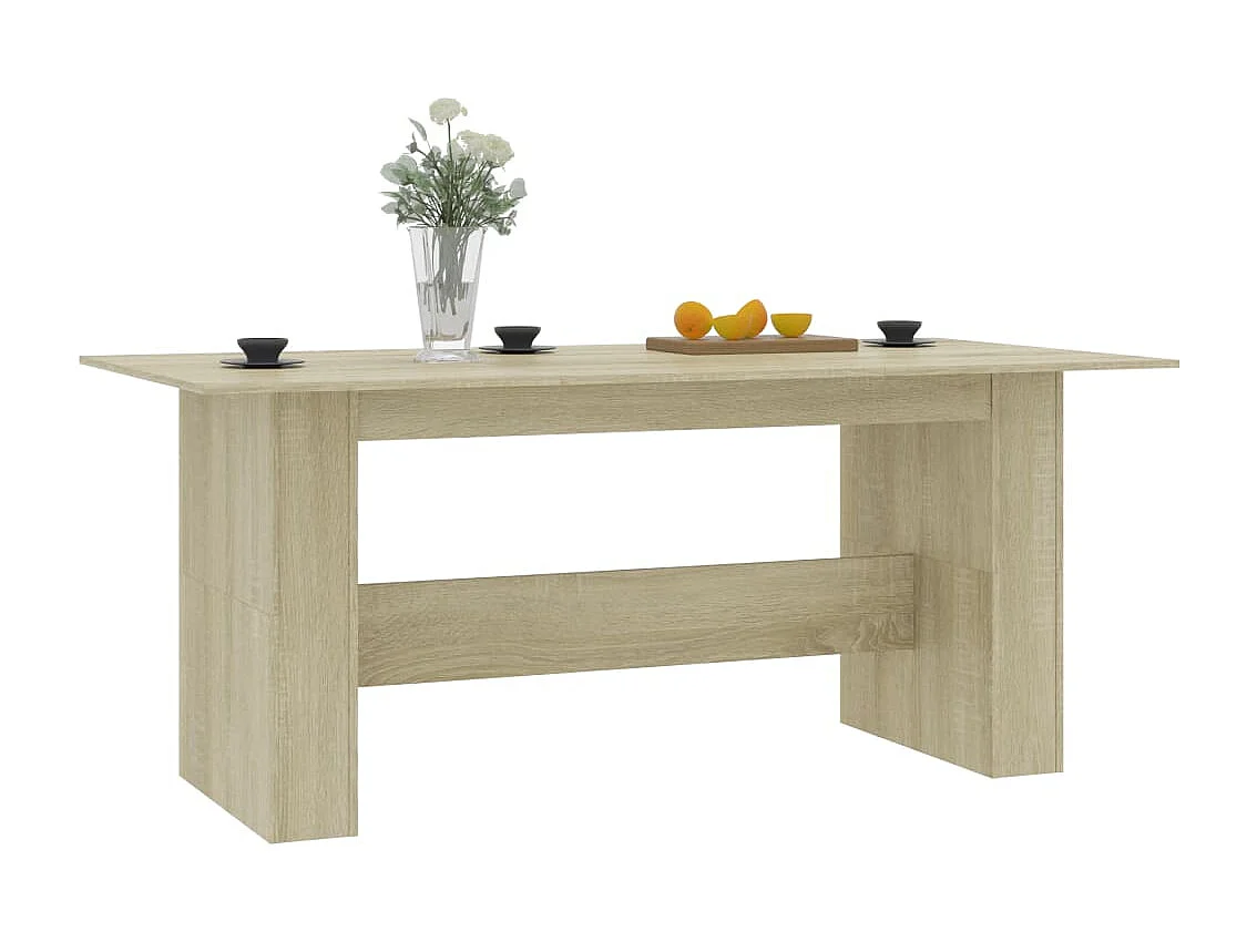 Mesa de jantar derivados de madeira carvalho sonoma PT744259