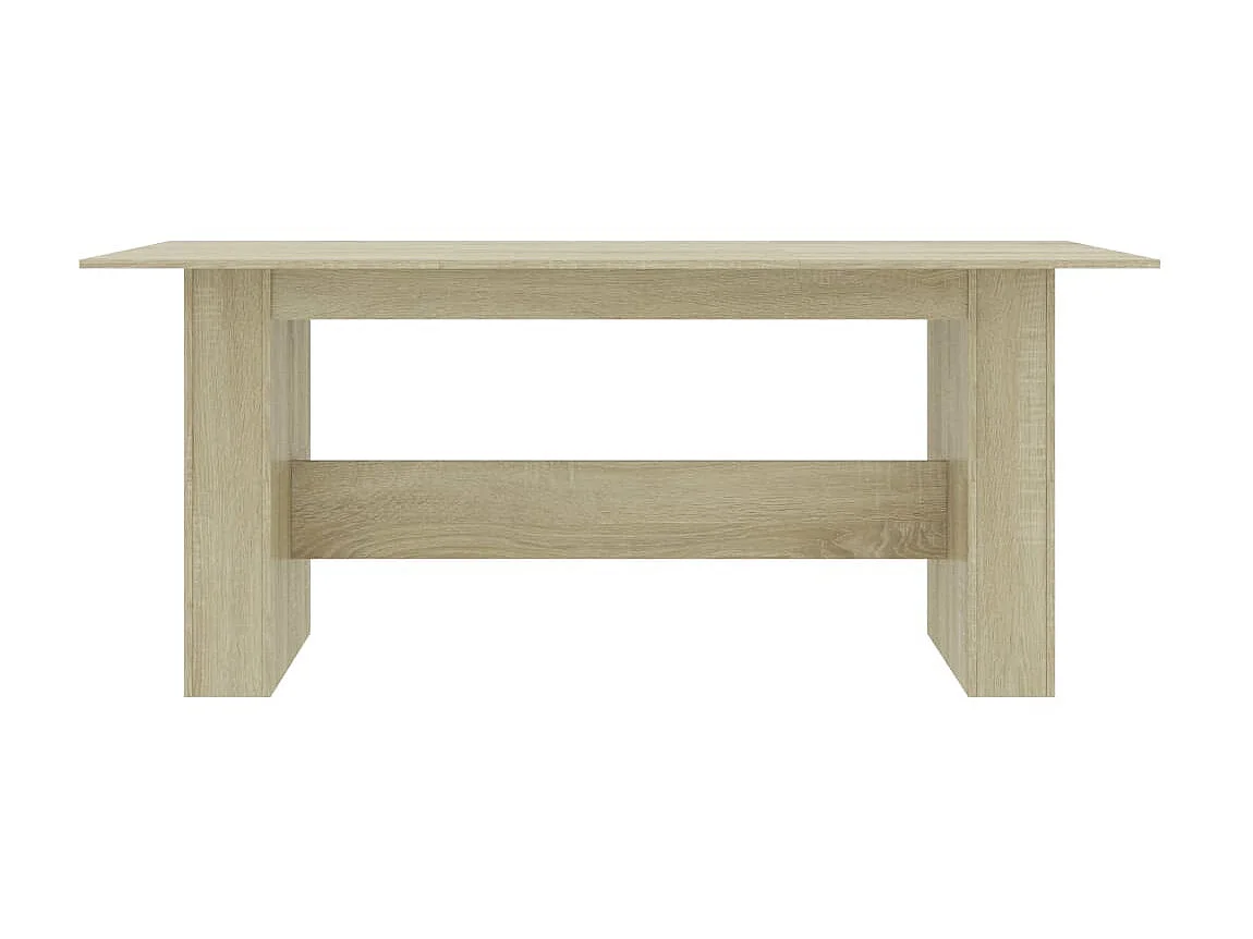 Mesa de comedor madera de ingeniería roble Sonoma 180x90x76 cm ES444539