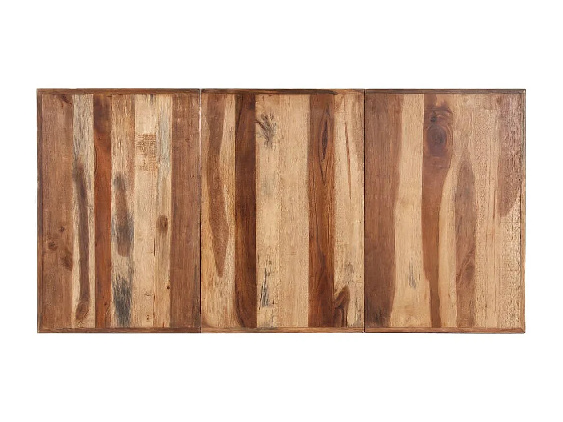 Mesa de jantar 180x90x75 cm madeira maciça c/ acabamento a mel PT719283