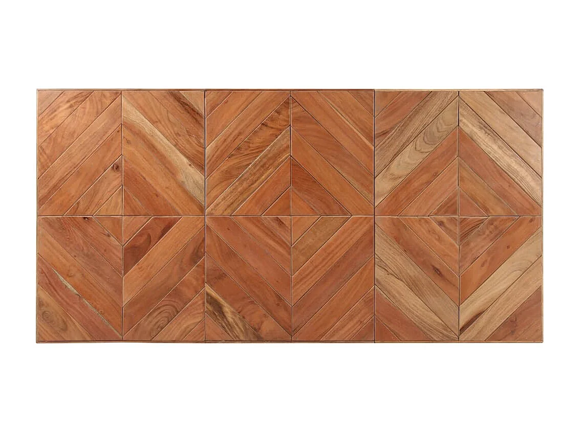 Table à dîner 140x70x76 cm Bois massif d'acacia et de manguier GHR18378