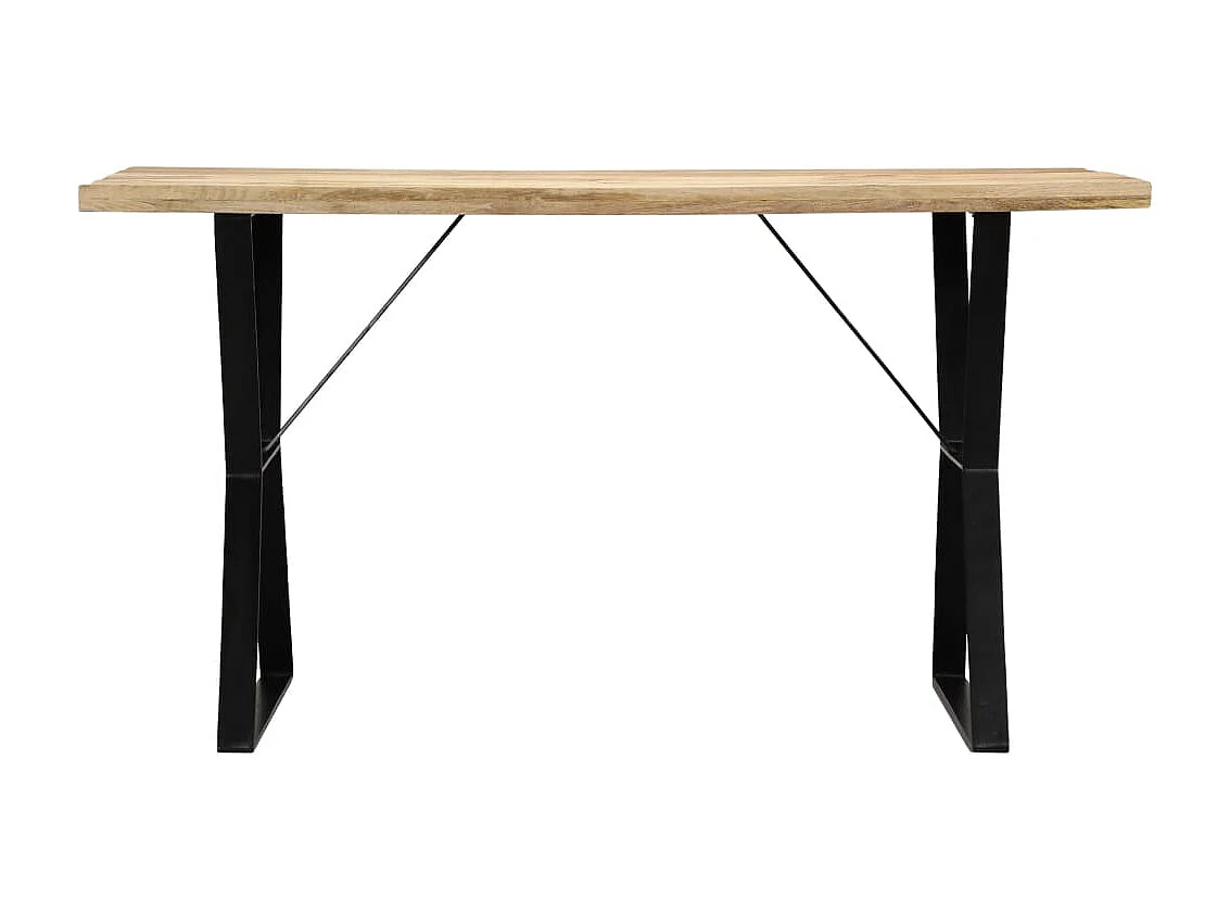 Table de salle à manger 140x80x76 cm Bois de manguier massif GHR97707