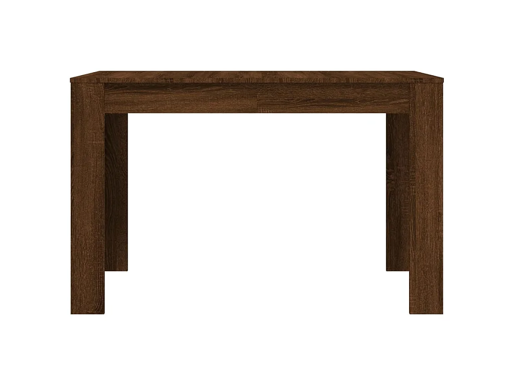Table à dîner Chêne marron 120x60x76 cm bois d'ingénierie GHR42266