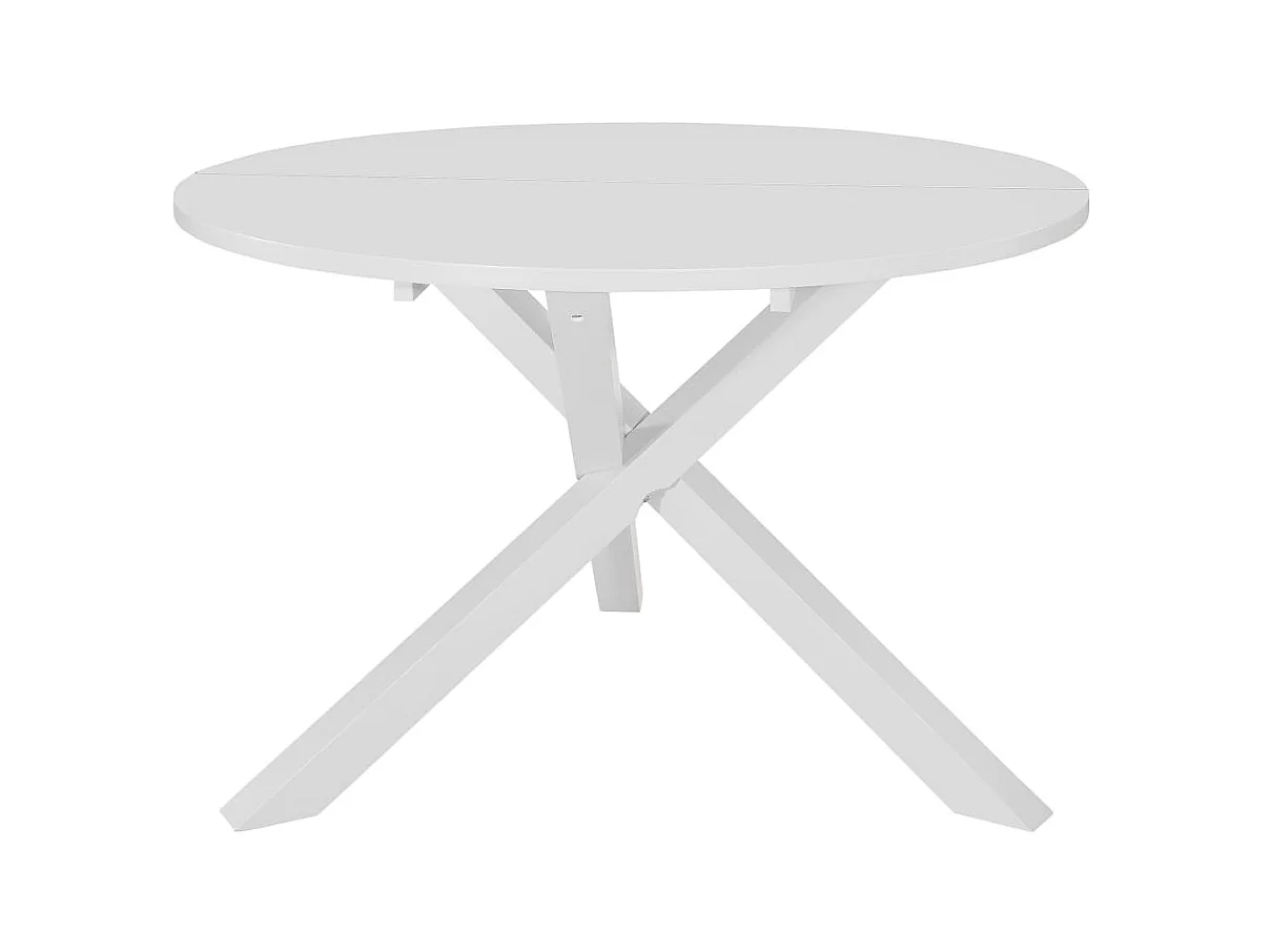 Table de salle à manger Blanc 120 x 75 cm MDF GHR17137