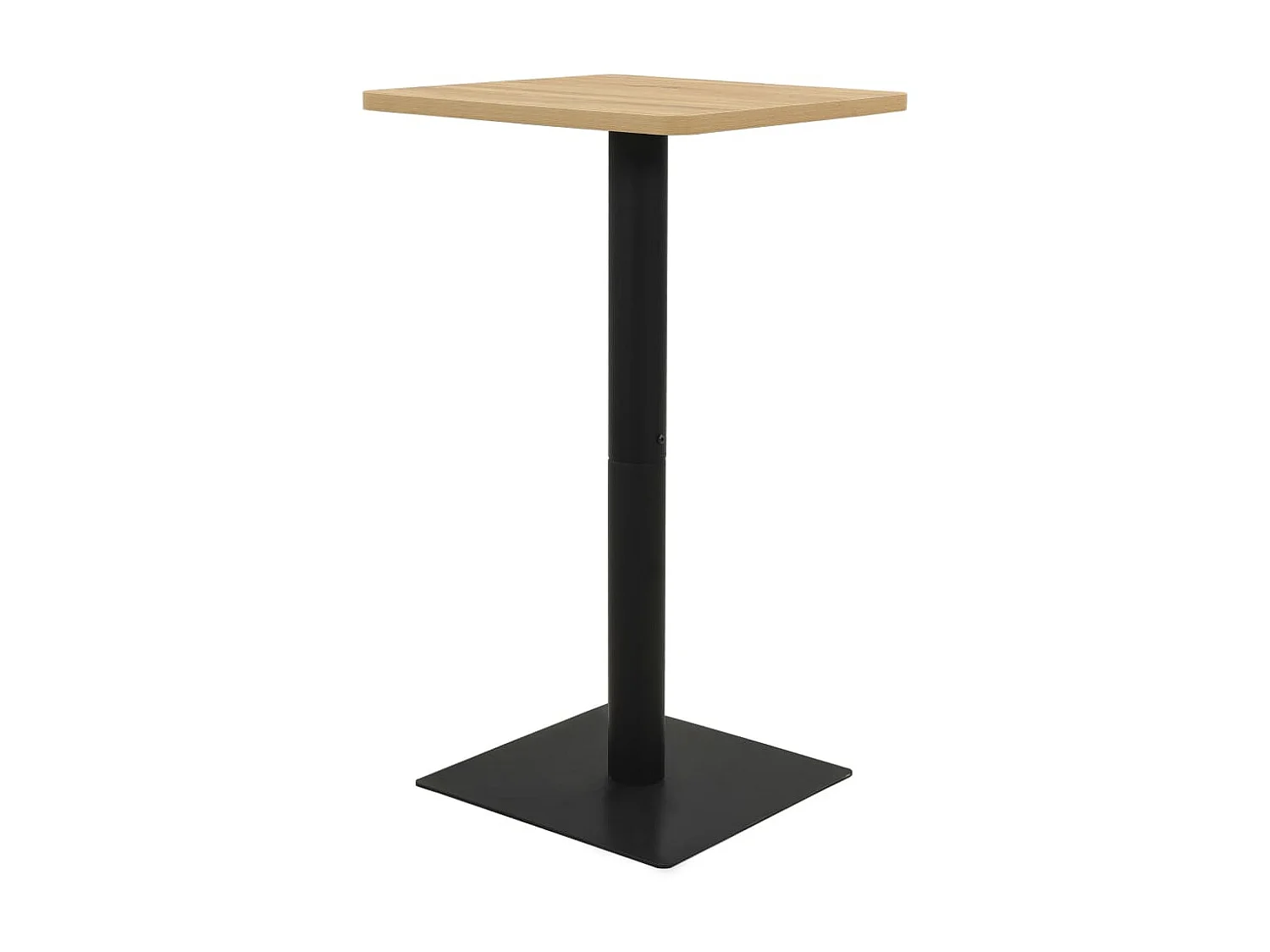 Table de bistro Couleur chêne 60x60x107 cm GHR12339
