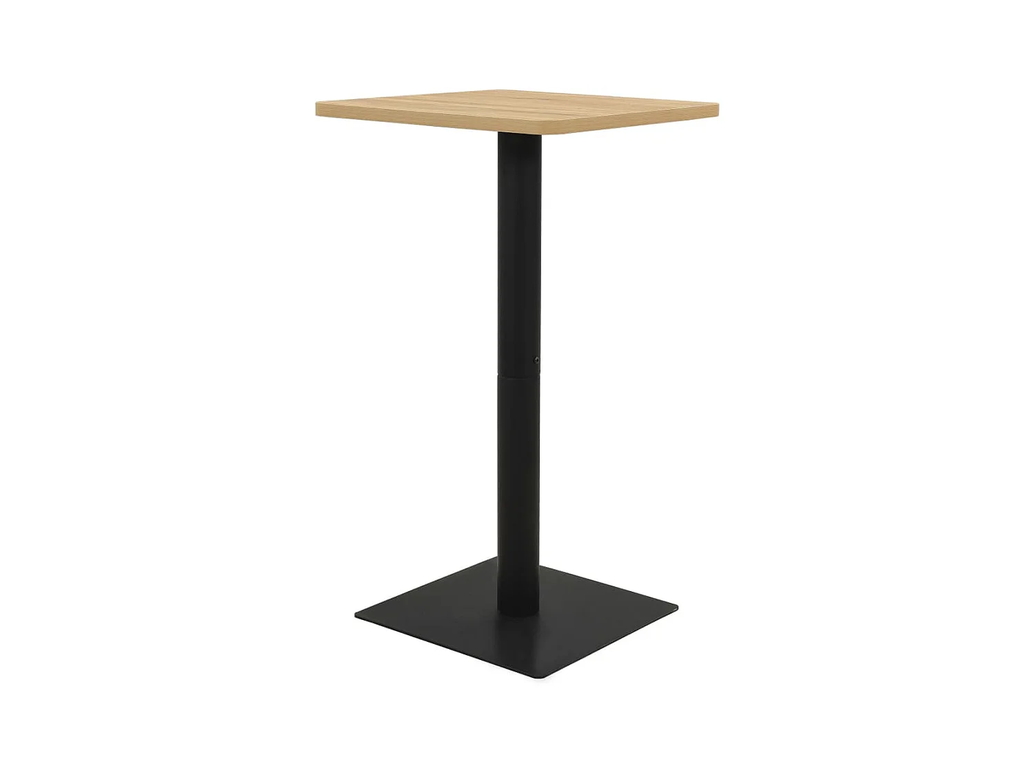 Table de bistro Couleur chêne 60x60x107 cm GHR12339
