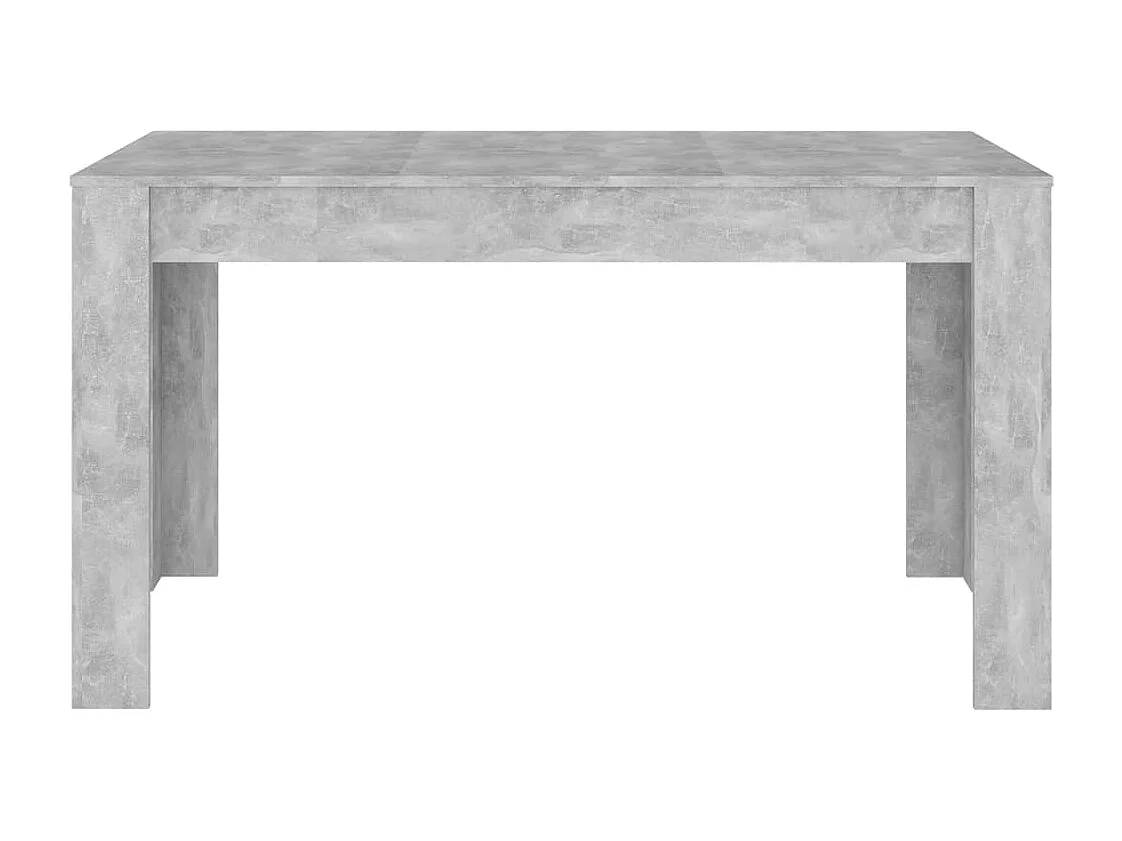Mesa de jantar 140x74,5x76 cm contraplacado cinzento cimento PT224836