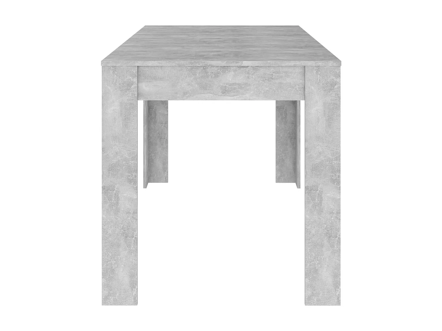 Mesa de jantar 140x74,5x76 cm contraplacado cinzento cimento PT224836