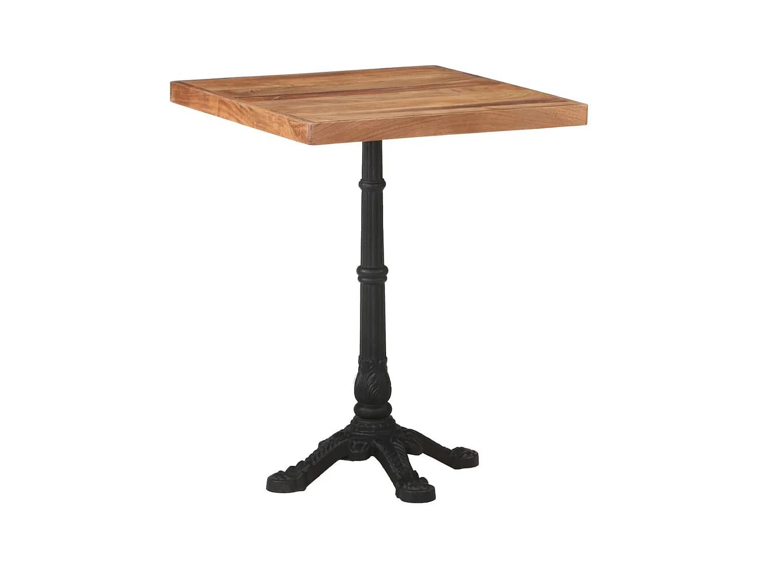 Table de bistro 60x60x76 cm Bois d'acacia massif GHR56389