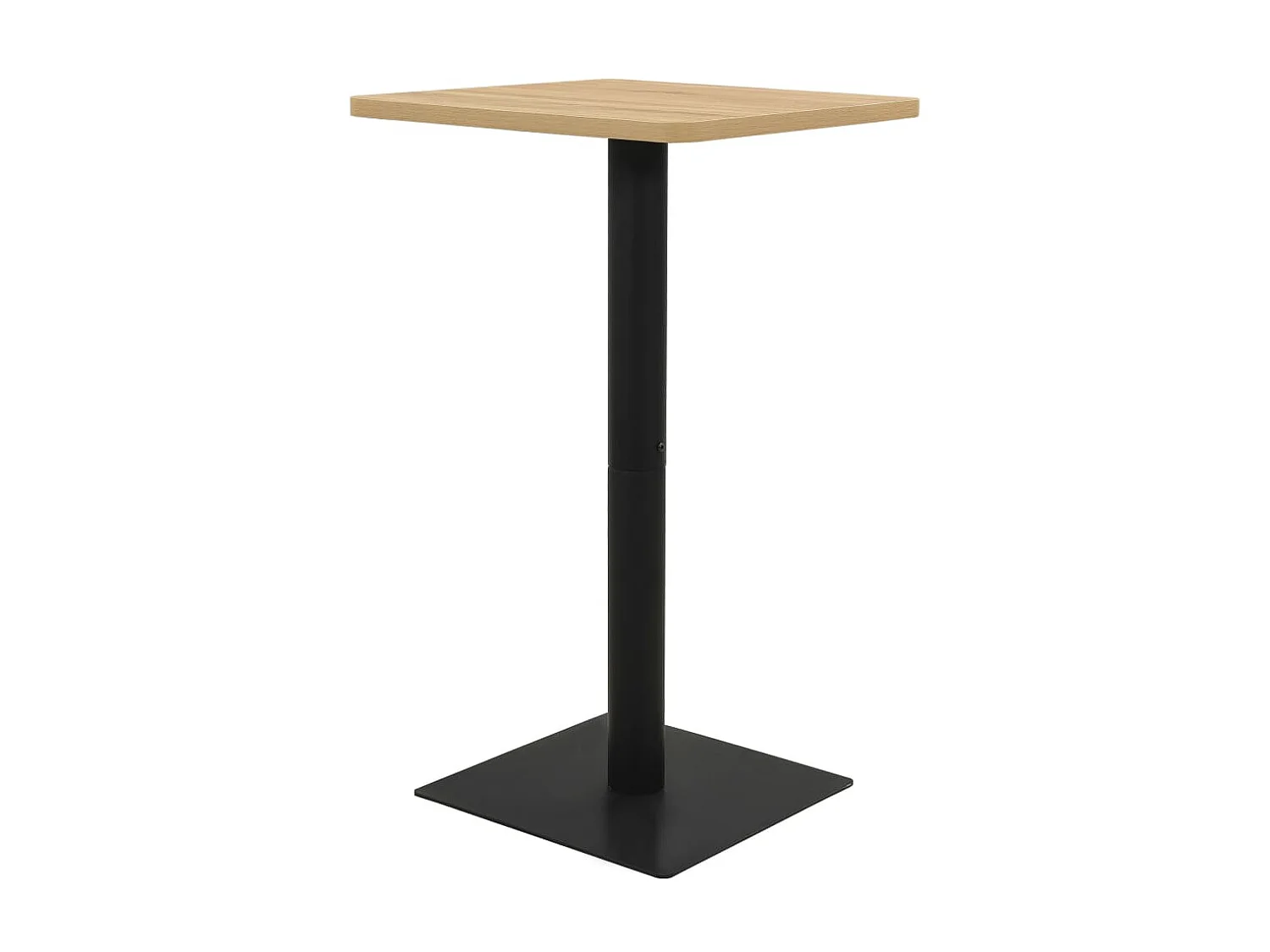 Table de bistro Couleur chêne 70x70x107 cm GHR50731