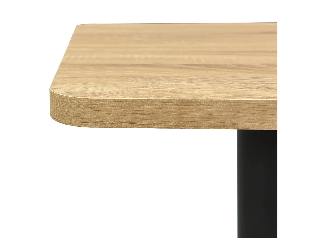Table de bistro Couleur chêne 70x70x107 cm GHR50731