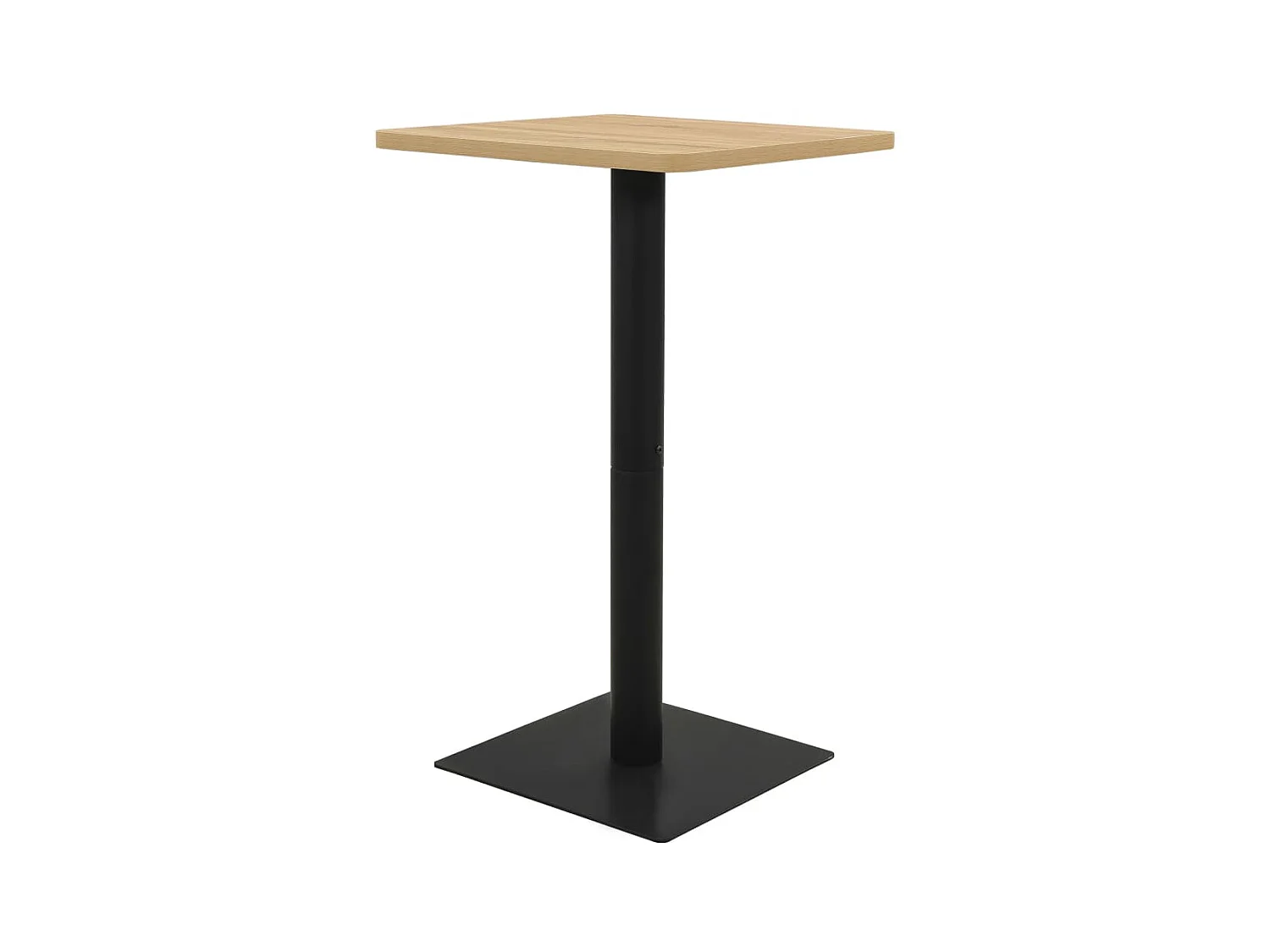 Table de bistro Couleur chêne 70x70x107 cm GHR50731