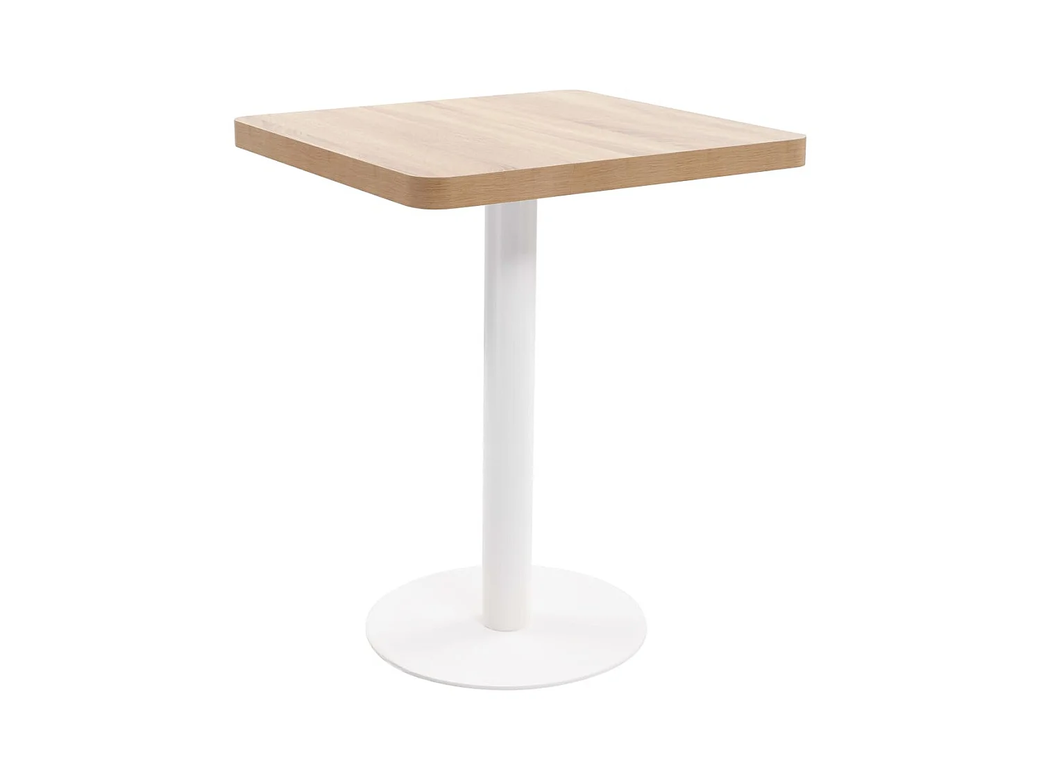 Table de bistro Marron clair 60x60 cm MDF GHR42556