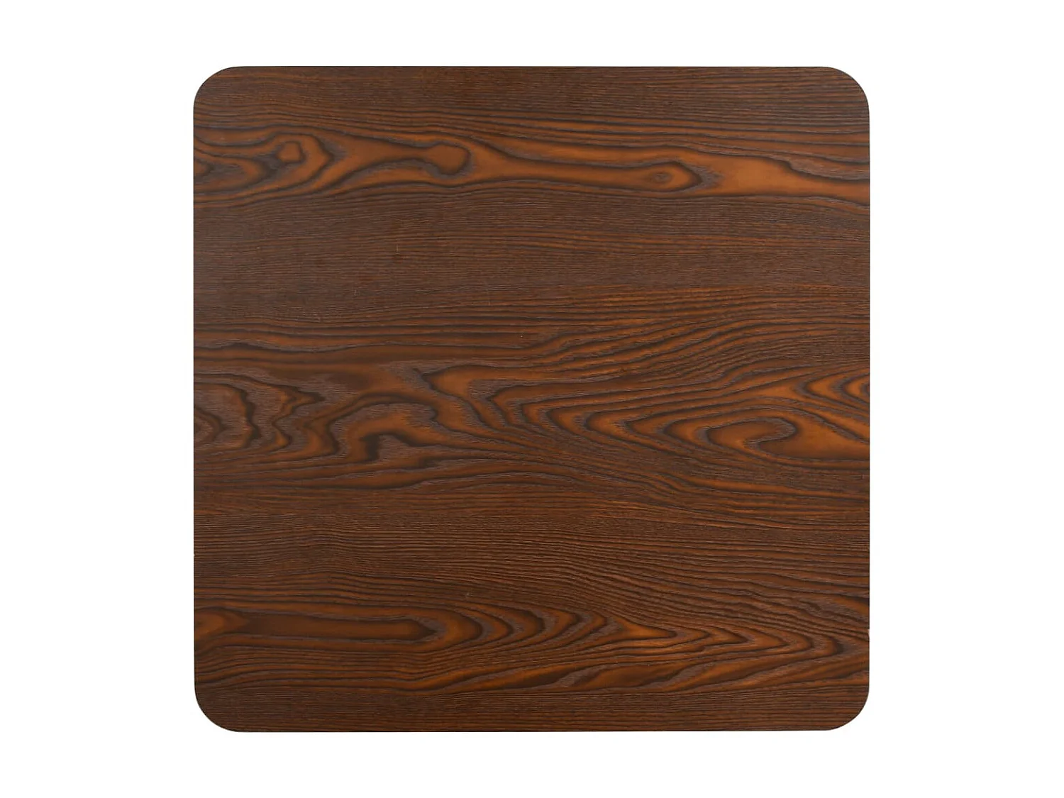 Bistrotafel 80x80 cm MDF donkerbruin NL571475