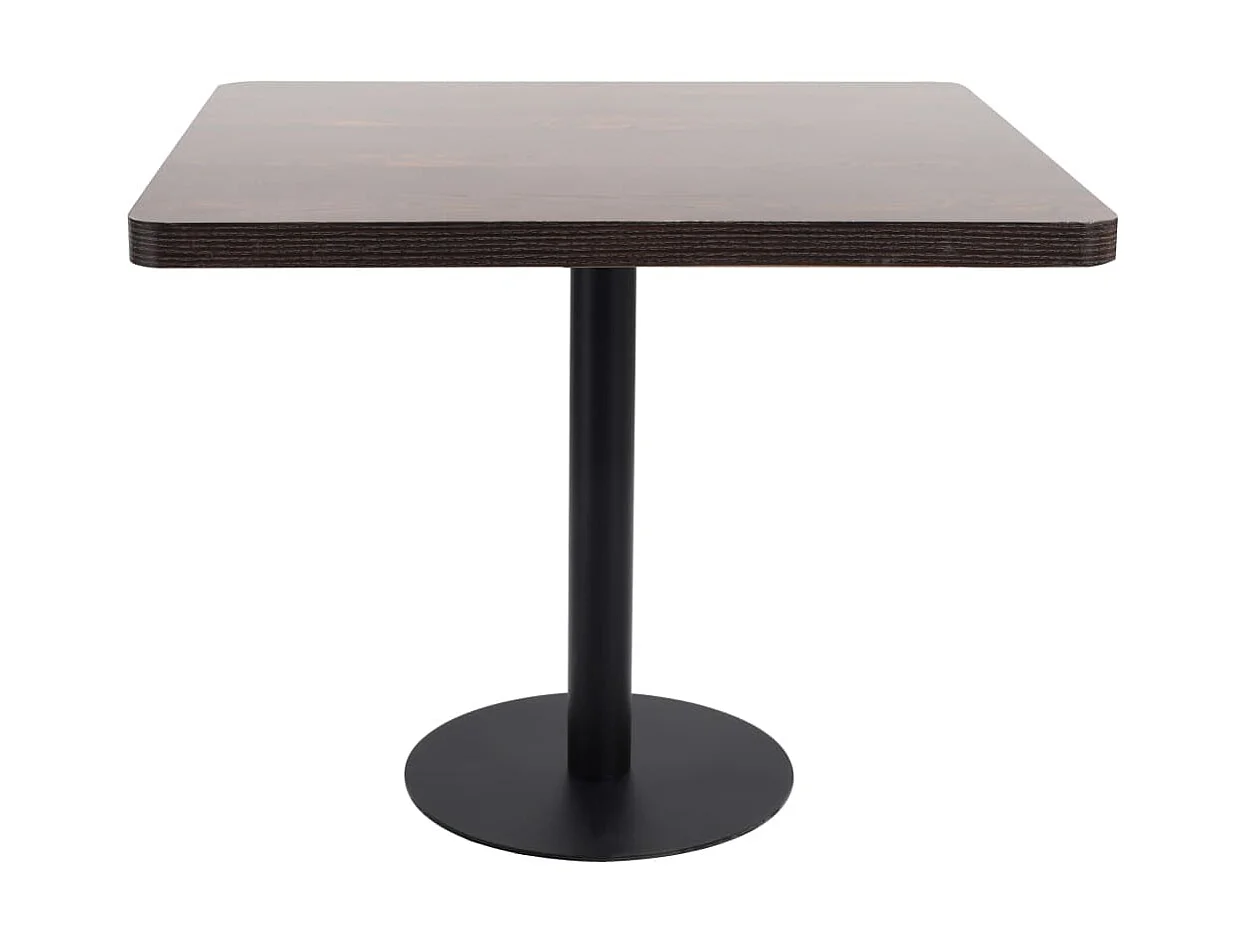 Table de bistro Marron foncé 80x80 cm MDF GHR27307