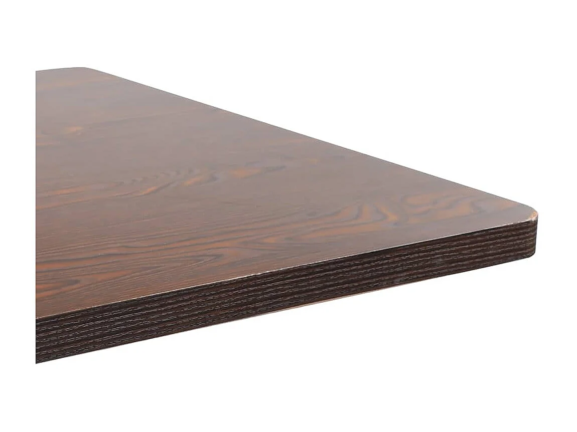 Table de bistro Marron foncé 80x80 cm MDF GHR27307