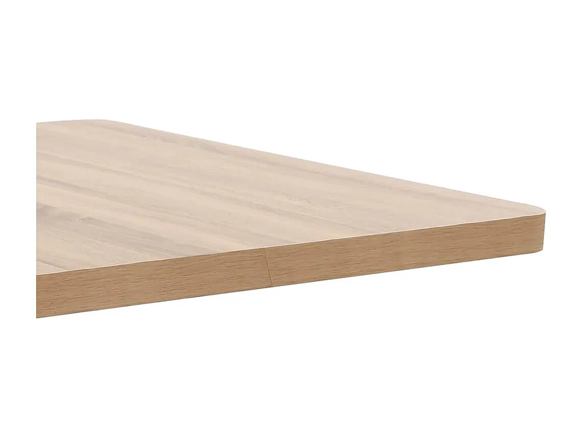 Mesa de bistró MDF marrón claro 80x80 cm ES442130