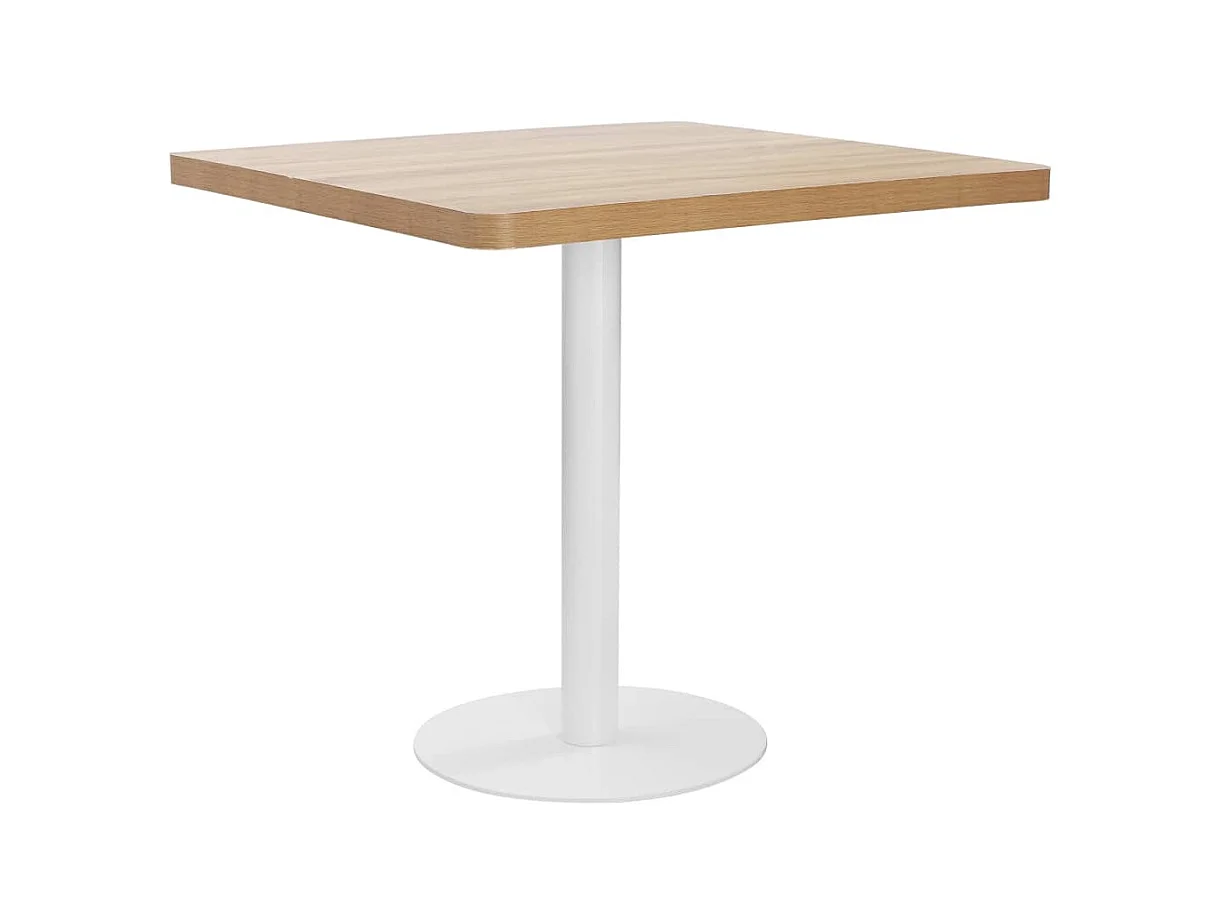 Table de bistro Marron clair 80x80 cm MDF GHR52398