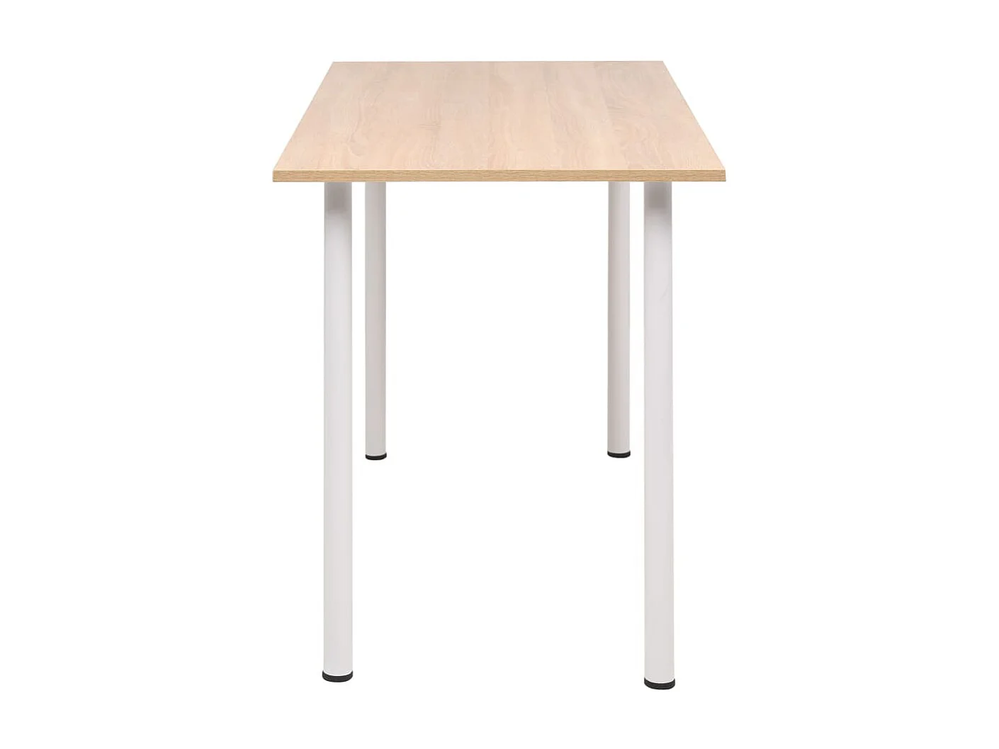 Mesa de jantar 120x60x73 cm cor carvalho e branco PT949508