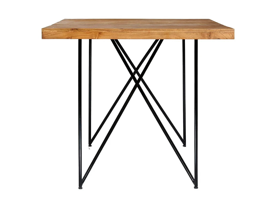 Eettafel 180x90x76 cm massief acaciahout NL569473