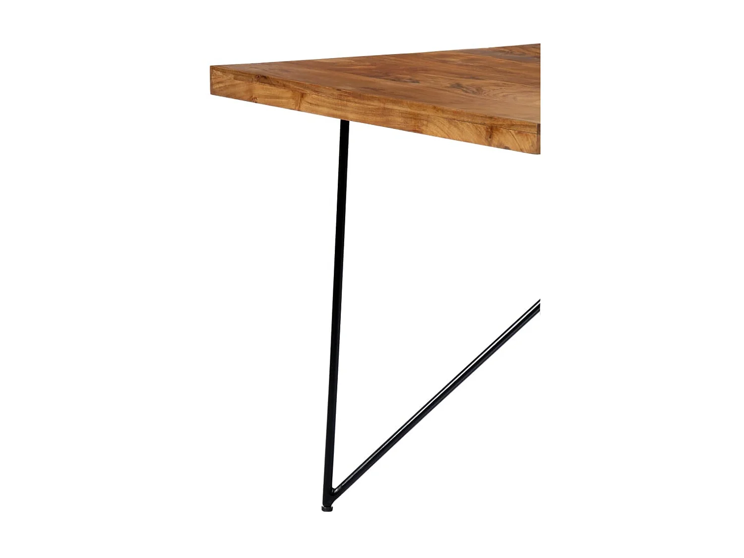 Eettafel 180x90x76 cm massief acaciahout NL569473