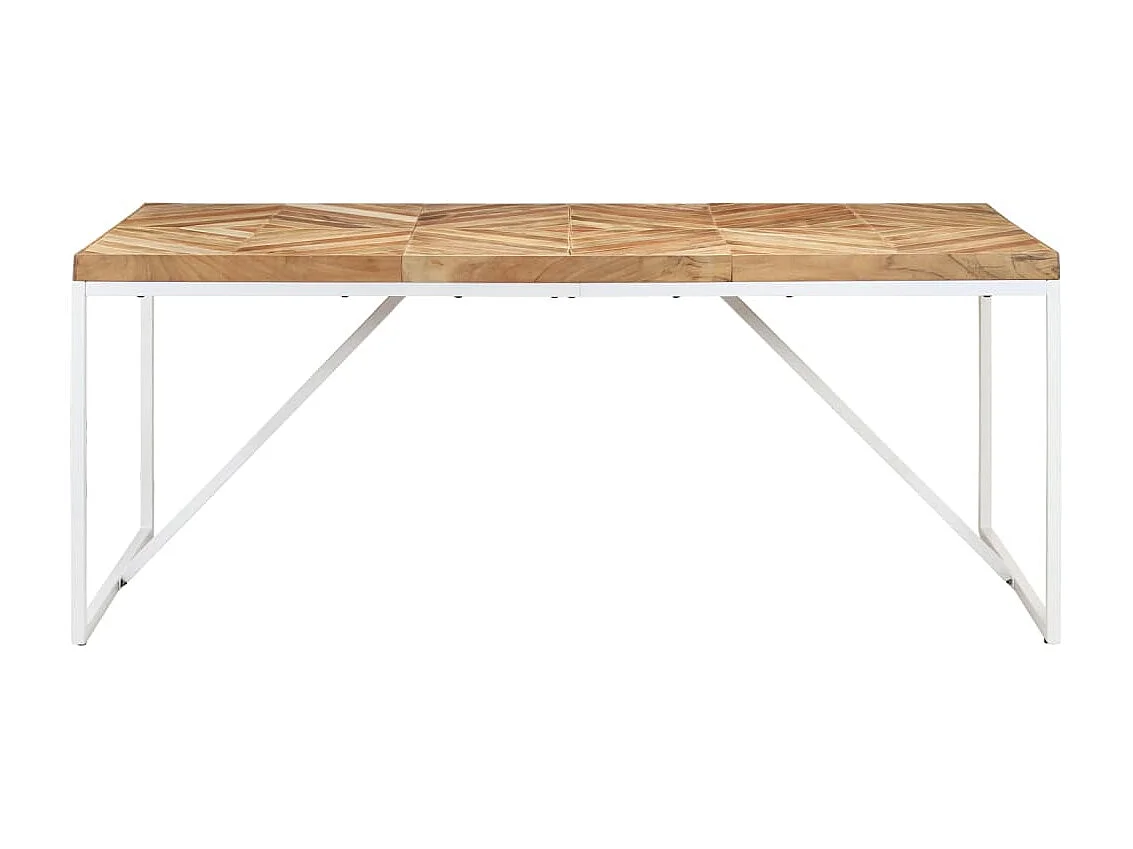 Mesa de comedor madera maciza de acacia y mango 180x90x76 cm ES194962