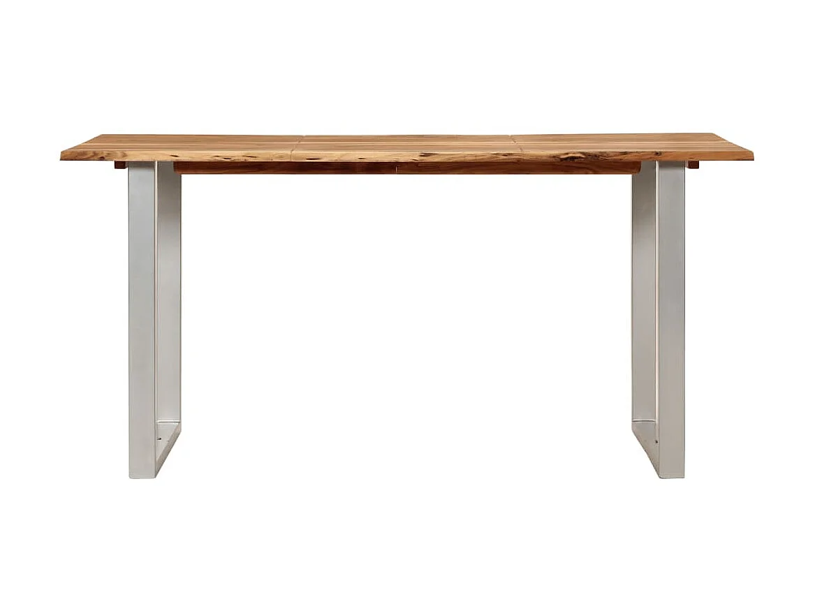 Table de salle à manger 154x80x76 cm Bois d'acacia solide GHR80429