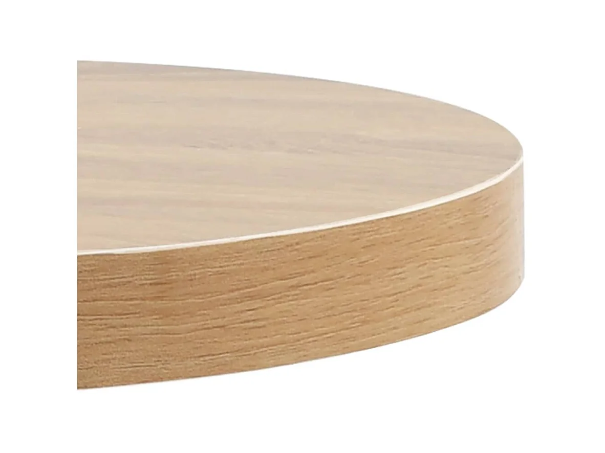 Mesa bistrô 40 cm MDF castanho-claro PT405820