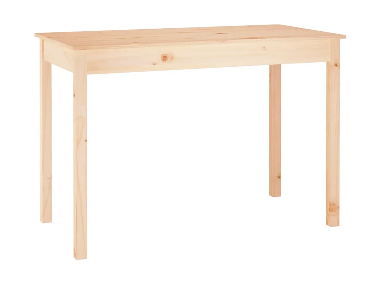 Table à manger 110x55x75 cm Bois massif de pin GHR13063