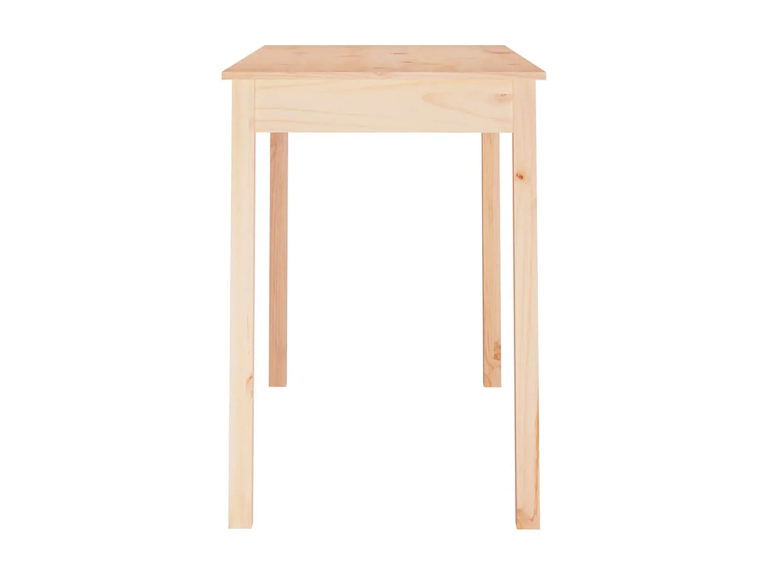 Table à manger 110x55x75 cm Bois massif de pin GHR13063