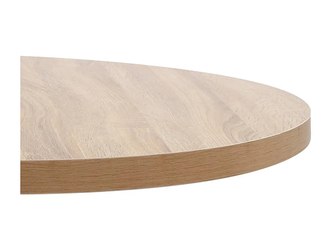 Bistrotafel 80 cm MDF lichtbruin NL517014