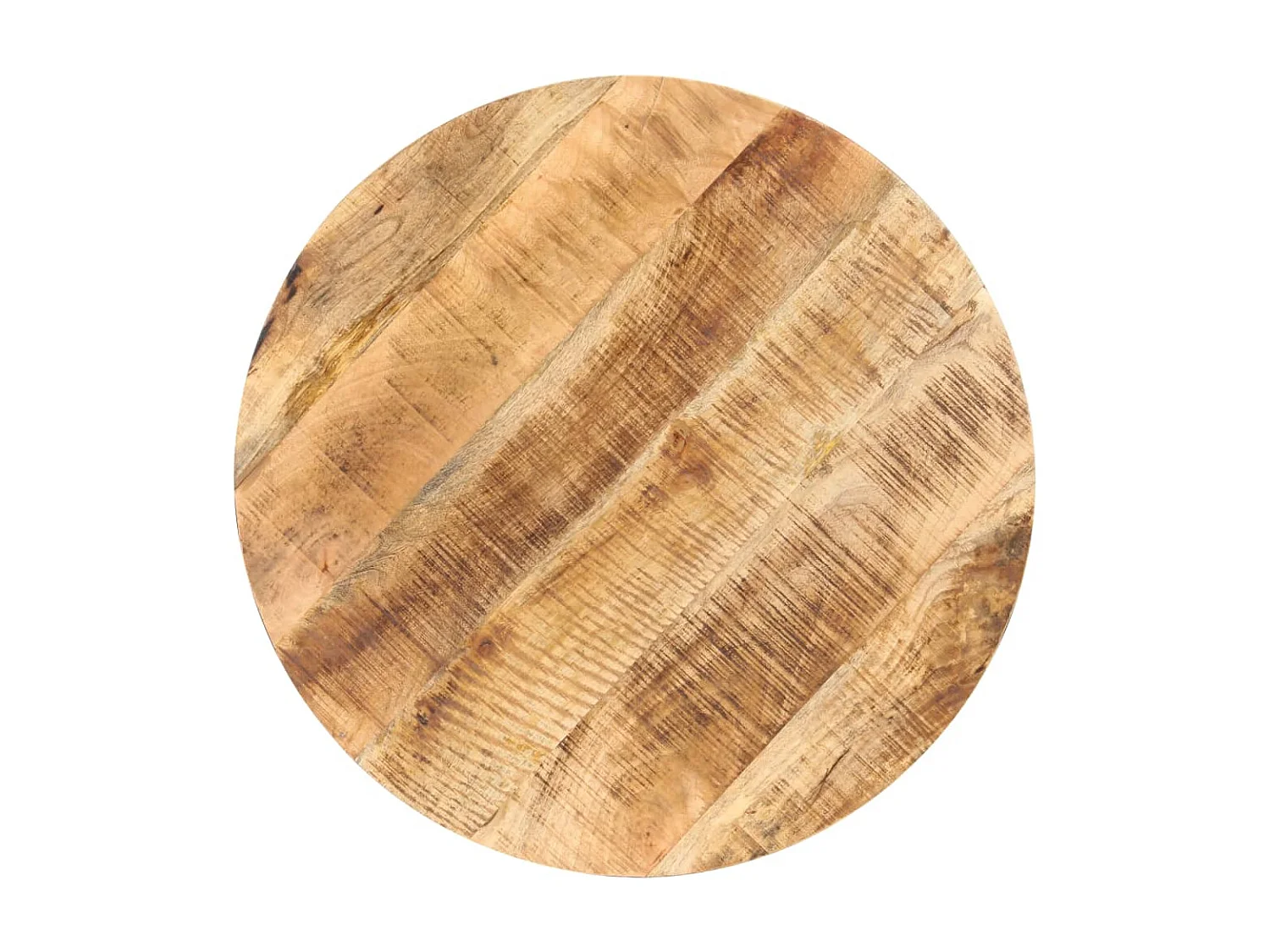 Table de bistro Ronde Ø80x75 cm Bois de manguier brut GHR84775