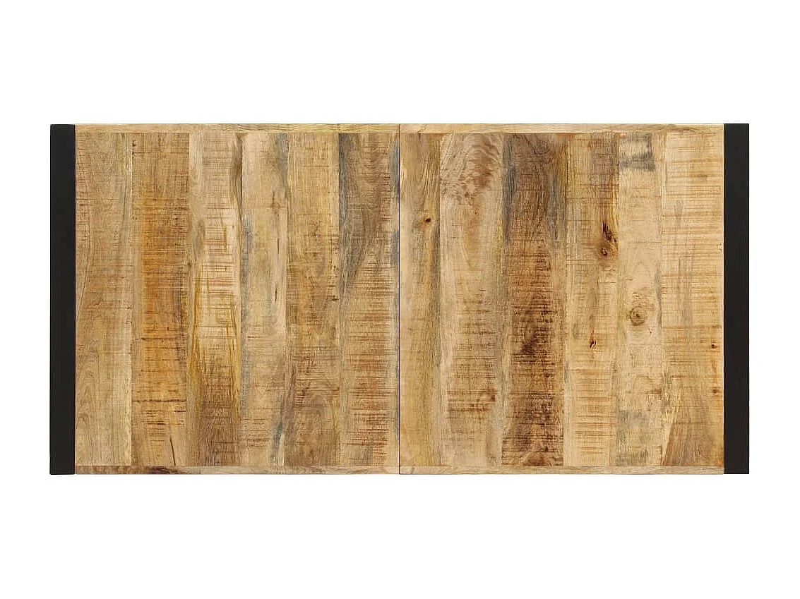 Table de salle à manger 140x70x75 cm Bois de manguier massif GHR39177