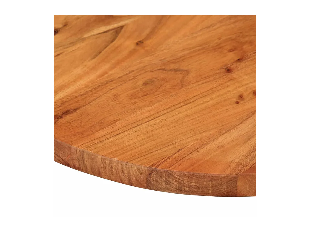 Tafelblad ovaal 140x50x2,5 cm massief acaciahout BE235455